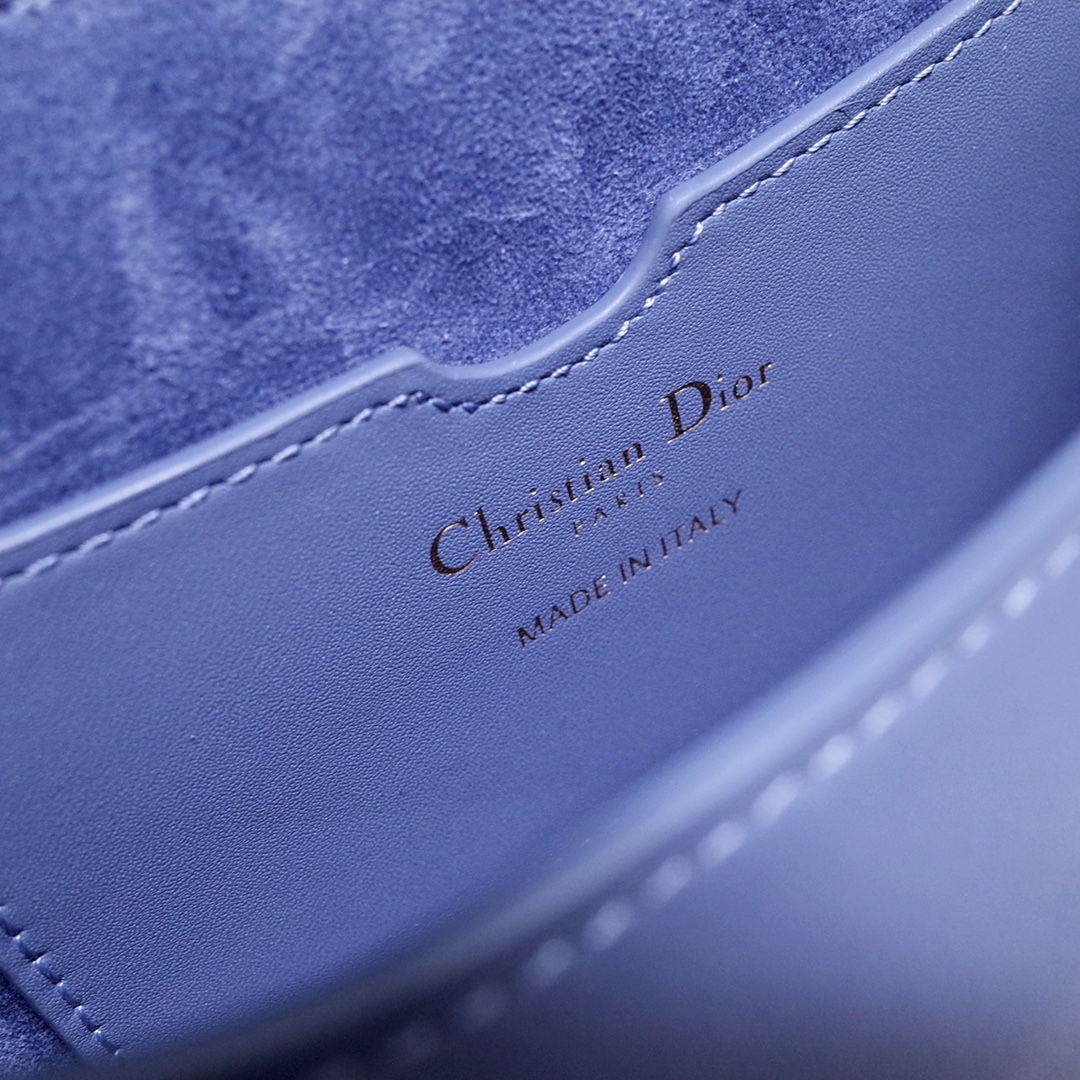 Mini Dior Bobby Bag Blue Box Calfskin